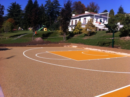 Pavimentazione per campi da pallacanestro inresina acrilica Playtech S