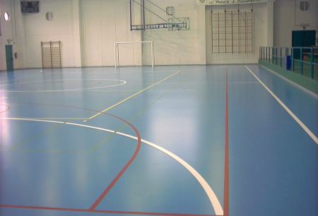 Pavimentazione per interno campo pallacanestro playcombi
